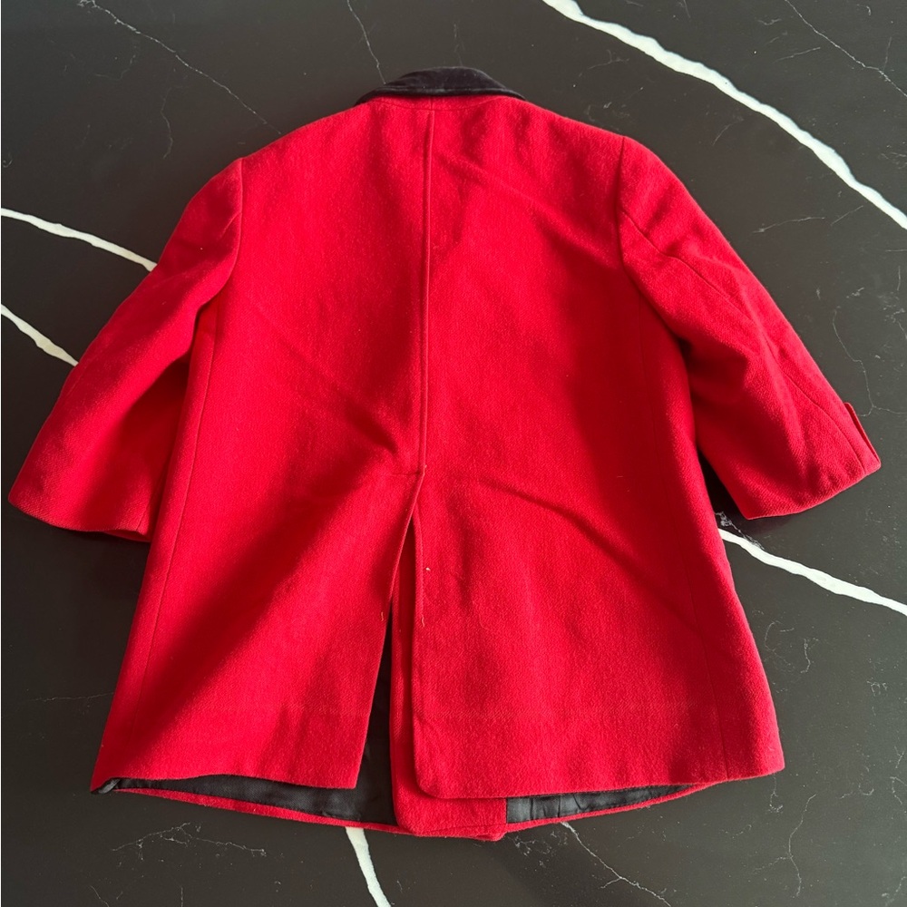Vintage Classic Red Kids Coat - Picture 3 of 7